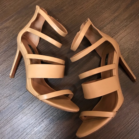 mango nude shoes